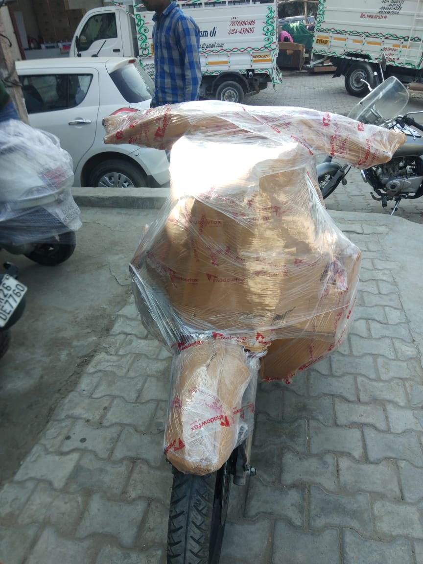 two wheeler packing